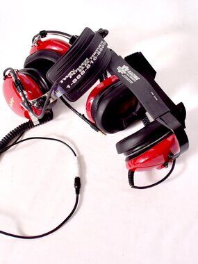2 Avcomm Racing Products Headset PN H2000 His and Hers See Photos
